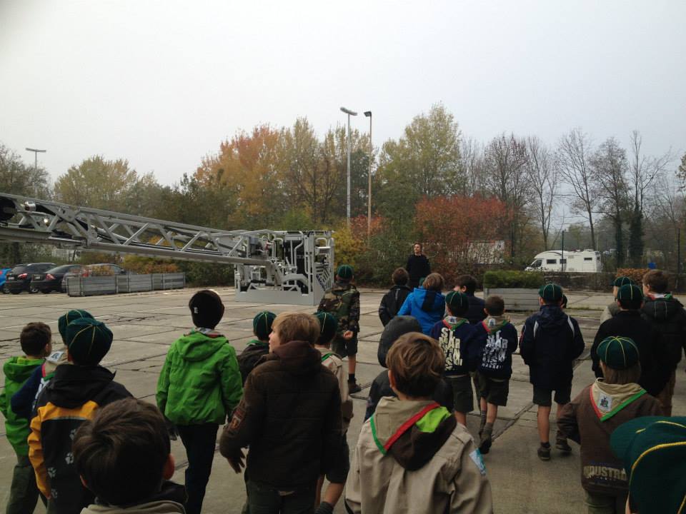 Sint-Martinus den XIIde - Bezoek Brandweer Welpen Kiewit